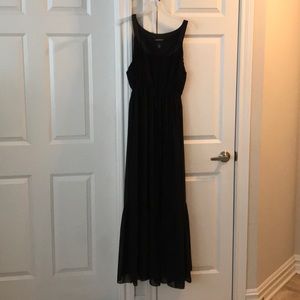 Black spaghetti strap maxi sundress